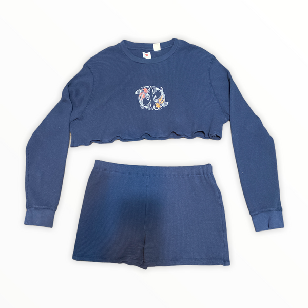 Reworked Koi Fish PJ Matching Set
