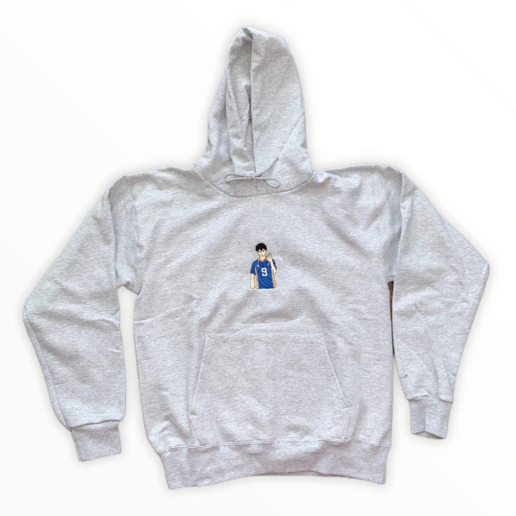Embroidered Haikyuu Tobio Hooded Sweatshirt