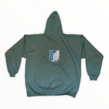 Embroidered AOT Scout Regiment Hooded Sweatshirt