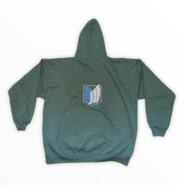 Embroidered AOT Scout Regiment Hooded Sweatshirt