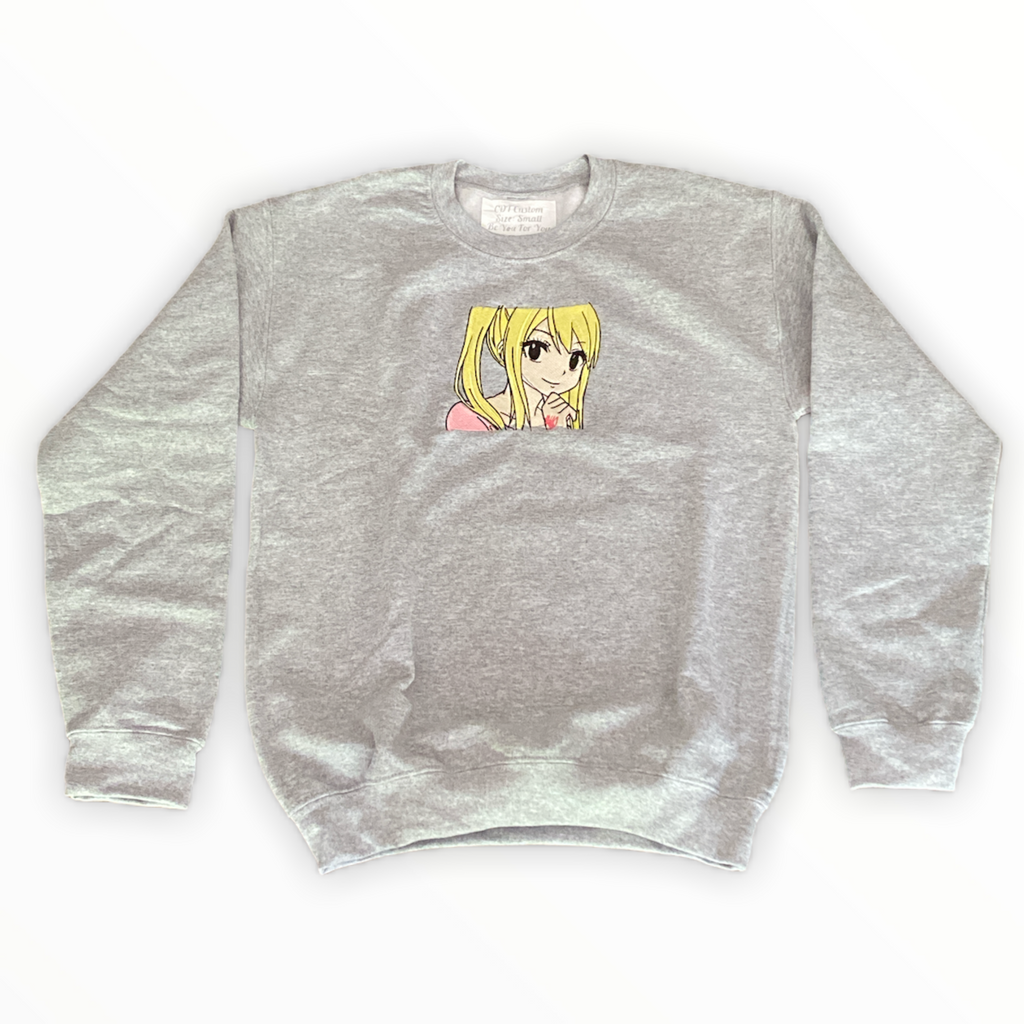 Embroidered Lucy Fairy Tale Crewneck Sweatshirt