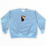 Embroidered Luffy One Piece Crewneck Sweatshirt