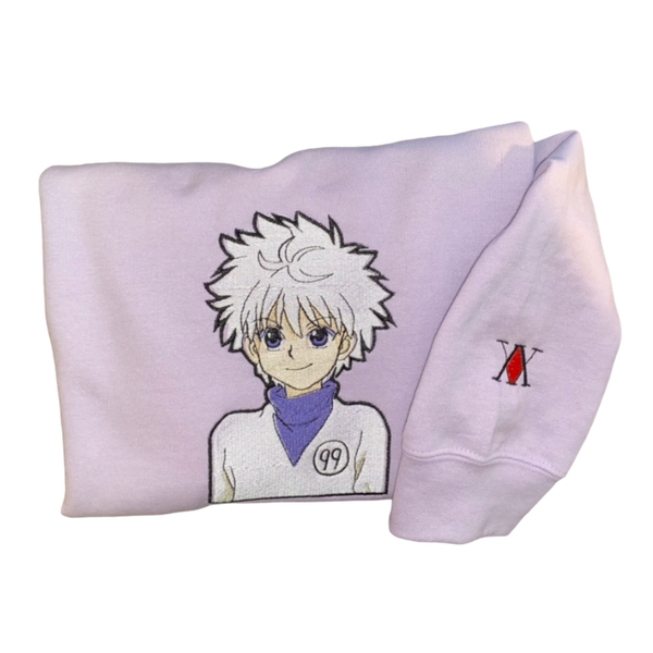 Embroidered Killua 99 Design w/ HxH Logo Cuff Sleeve