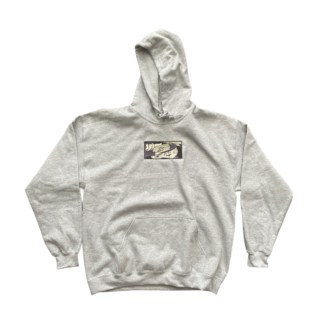 Embroidered Kakashi Hooded Sweatshirt
