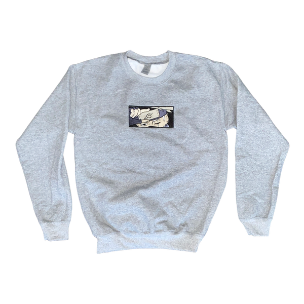 Embroidered Kakashi Crewneck Sweatshirt