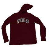 Thrifted Polo Pull Over Hooded Sweatshirt