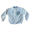 Thrifted Hummingbird Button Down Sweater