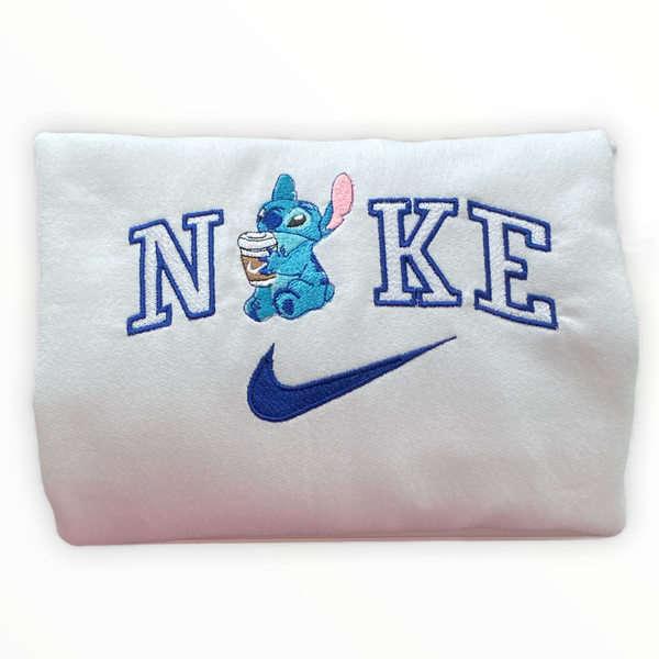 Embroidered Stitch Logo Crewneck Sweatshirt