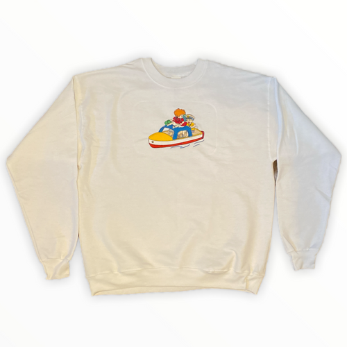 Embroidered Ponyo & Sosuke Crewneck Sweatshirt