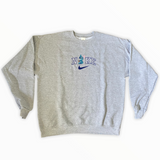 Embroidered Stitch Logo Crewneck Sweatshirt