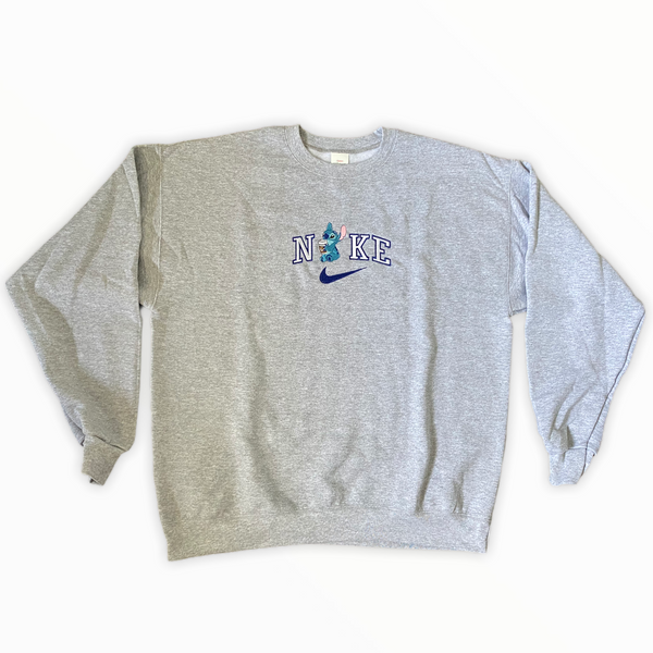 Embroidered Stitch Logo Crewneck Sweatshirt
