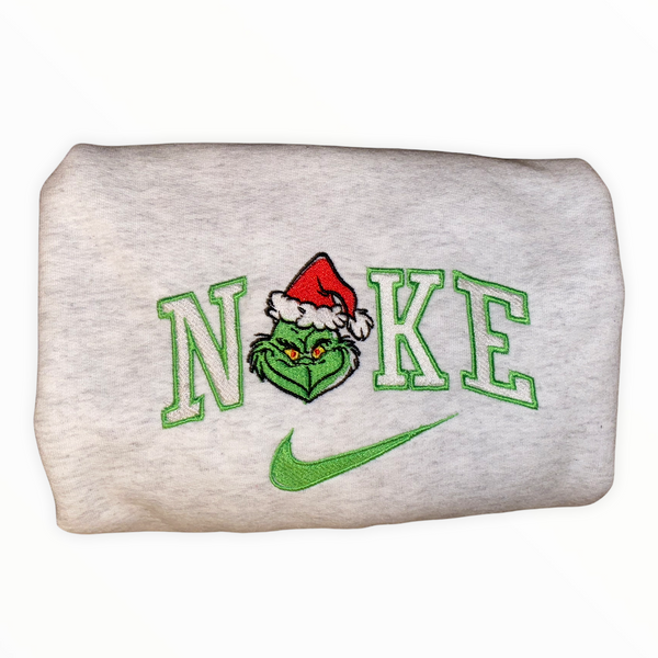 Embroidered Grinch Logo Hooded Sweatshirt
