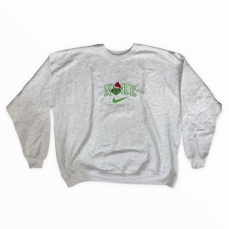 Embroidered Grinch Logo Hooded Sweatshirt
