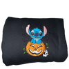 Custom Embroidered Stitch In Pumpkin Hooded Sweatshirt